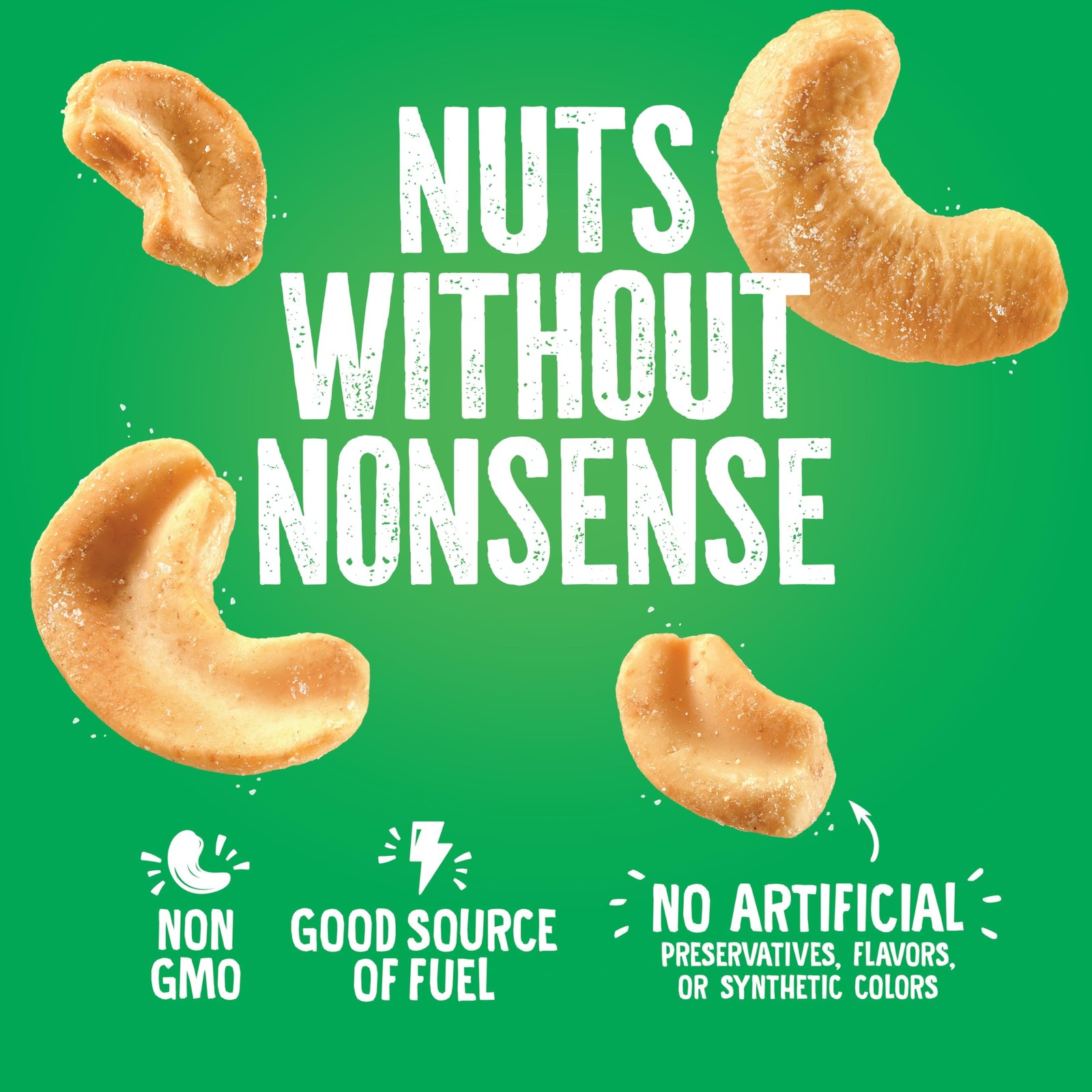 Emerald Nuts Roasted and Salted Cashews 7ct (1-Pack), 0.62 Ounce (Pack of 7)