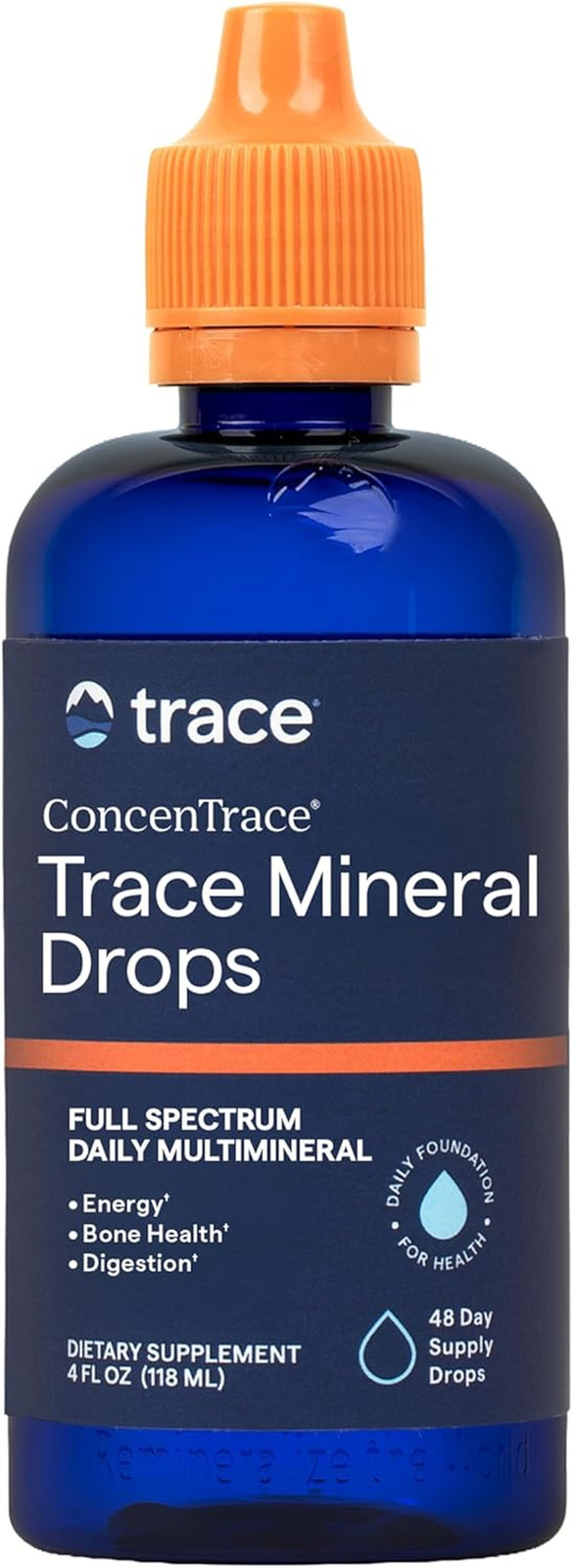 Concentrace Trace Mineral Drops | Supports Energy, Digestion, Bone Health & Hydr
