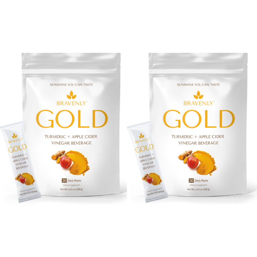 X2 Bravenly Gold 60 Stick Packs (12.7oz) – EXP 06/2027