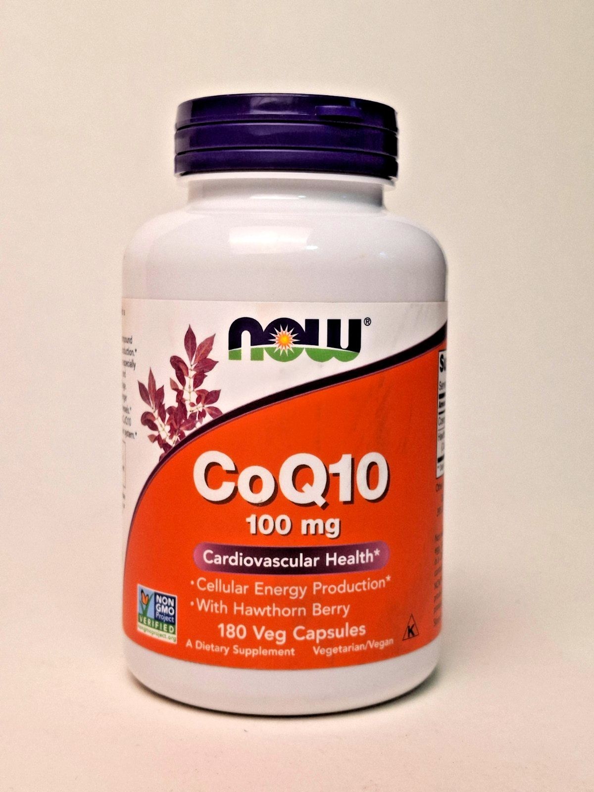 NOW Foods CoQ10 Vitamins 100 mg Cardiovascular Health 180 Caps NEW SEALED