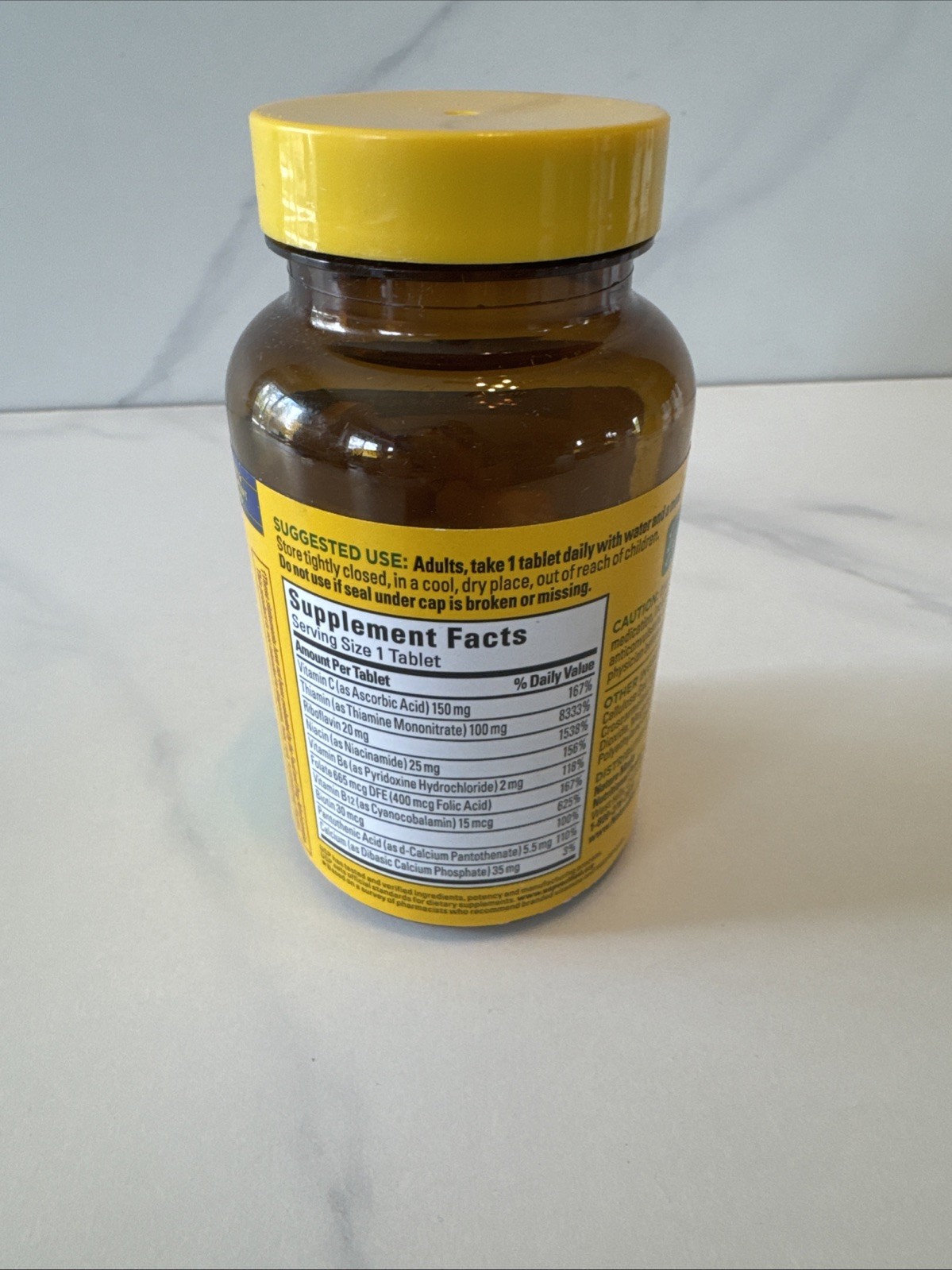 Nature Made Super B-Complex with C Dietary Supplement 140 Tablets Exp 10/2027