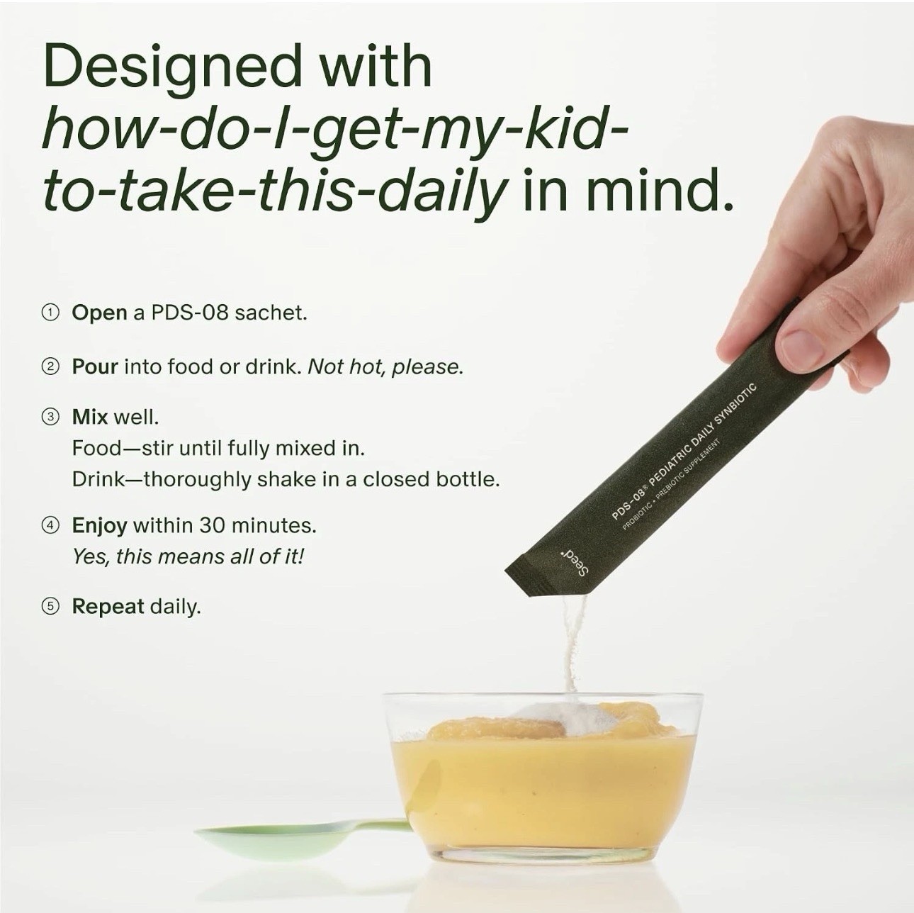 PDS-08 Pediatric Daily Synbiotic – Fiber-Based Prebiotic & Probiotic for Kids