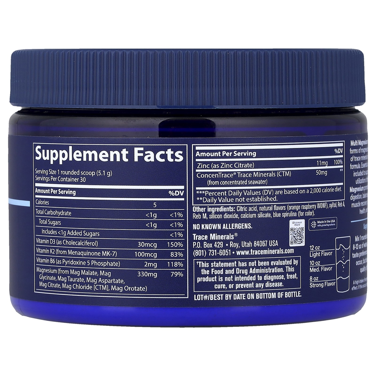 Multi Magnesium, Rainbow Sherbert, 5.4 oz (153 g)