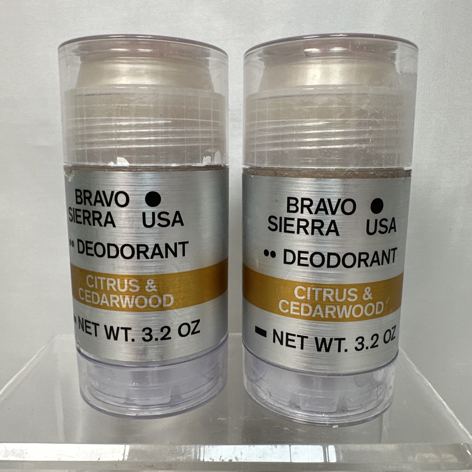 Aluminum-Free Deodorant for Men by Bravo Sierra, 2-Pack 3.2 Ounce (Pack of 2)