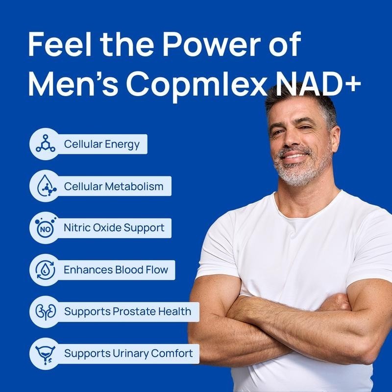 Share Selerb NAD+ Supplement for Men – With Liposomal-NAD+,CoQ10, L-Carnitine, L