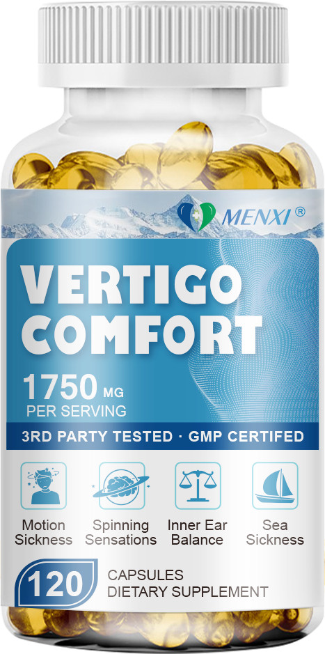 Vertigo Comfort Capsule 1750mg Dizziness Relief Supplements Body Balance Softgel