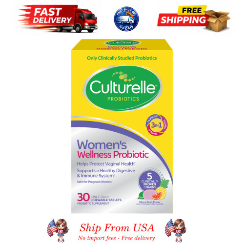 Culturelle Women’s Wellness, Daily Chewable Probiotic 30 Count