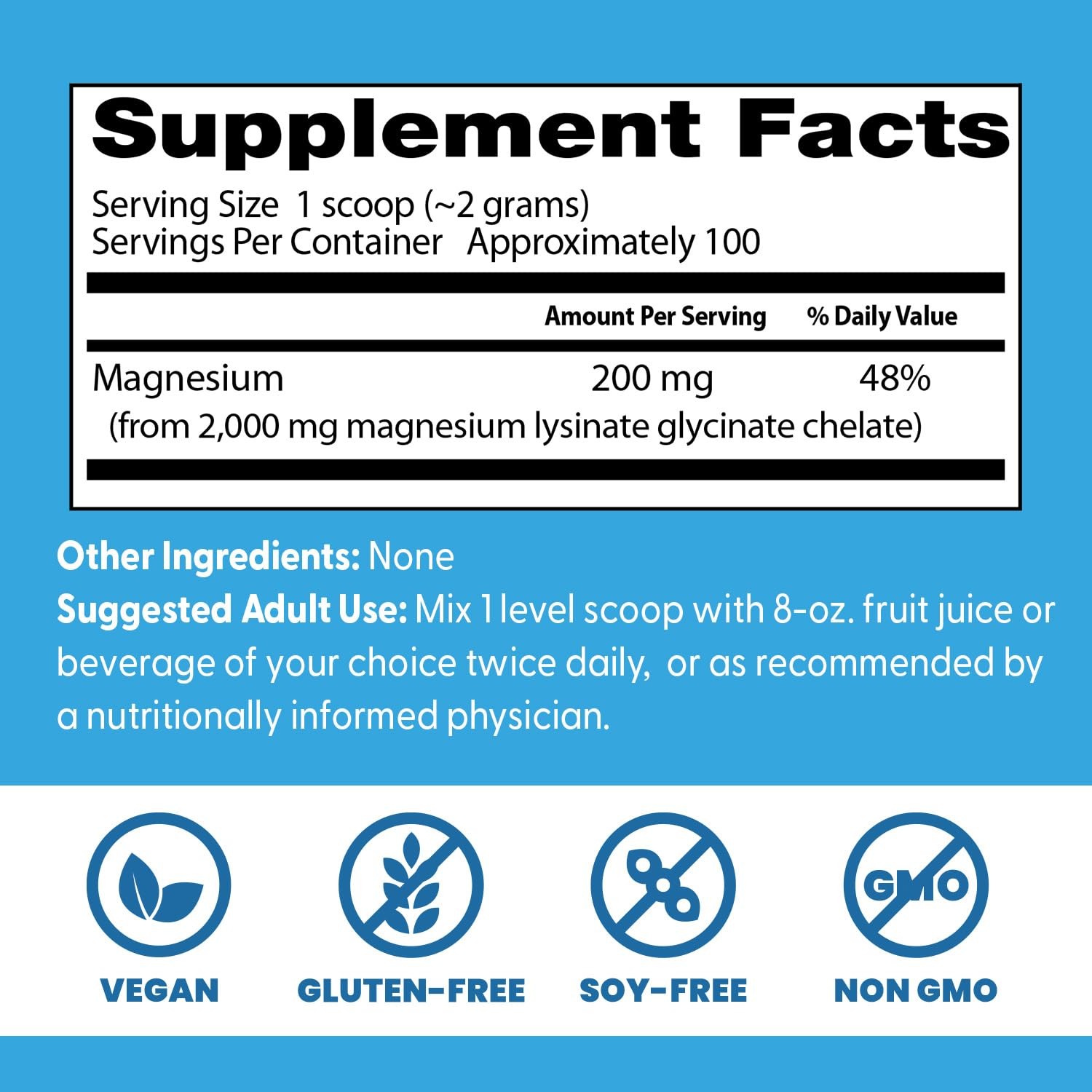 Doctor’s Best High Absorption Magnesium 7.1 Ounce (Pack of 1), No Color