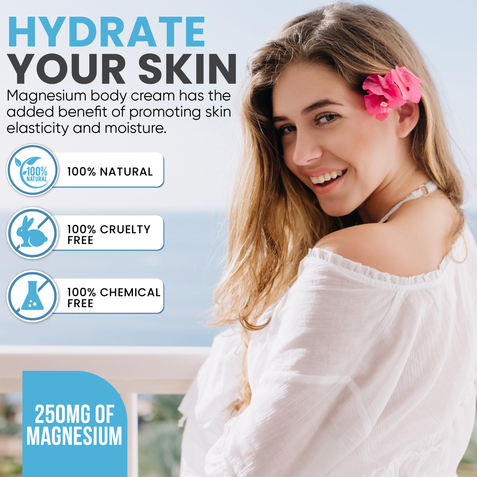 Magnesium Cream – Support for Sleep, Leg Cramps, Joints, & Muscle Soreness