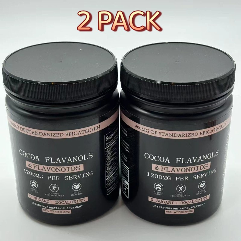 Black Forest High Flavanol Cocoa Powder and Flavonoids Supplements 1200mg