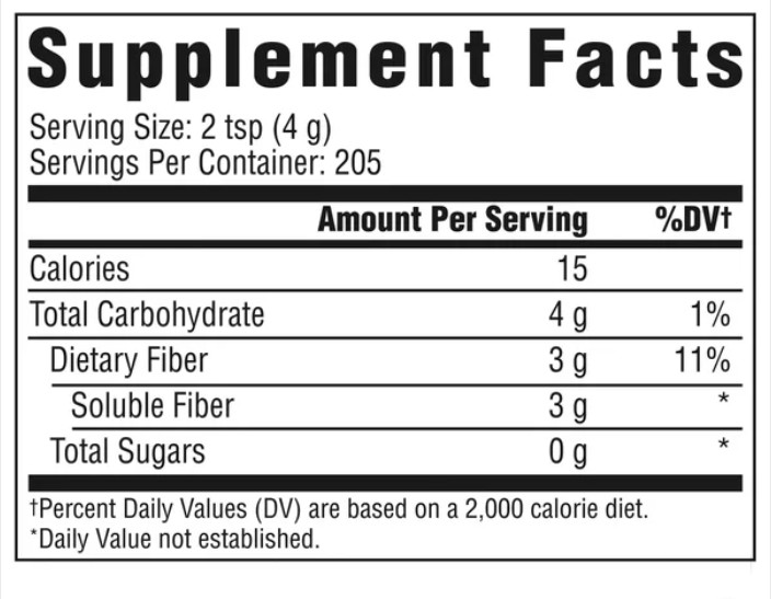 Benefiber Fiber Supplement Powder, 205 Doses