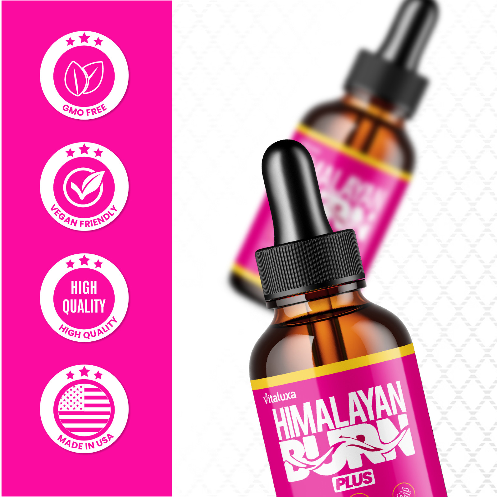(5 Pack) Himalayan Burn Plus Drops Himalaya Burn Plus Advanced Supplement (10oz)