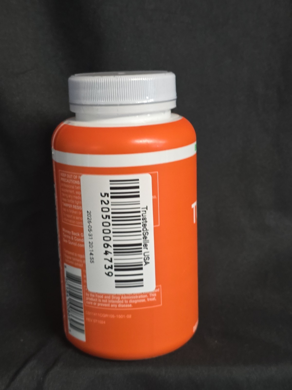 Qunol Turmeric Curcumin Turmeric & Ginger 2400mg 105 Capsules Exp.06/2028