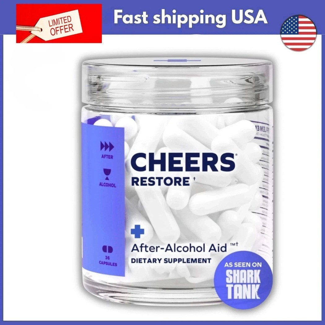 Cheers Restore Supplement DHM L-Cysteine Herbal Formula Capsules