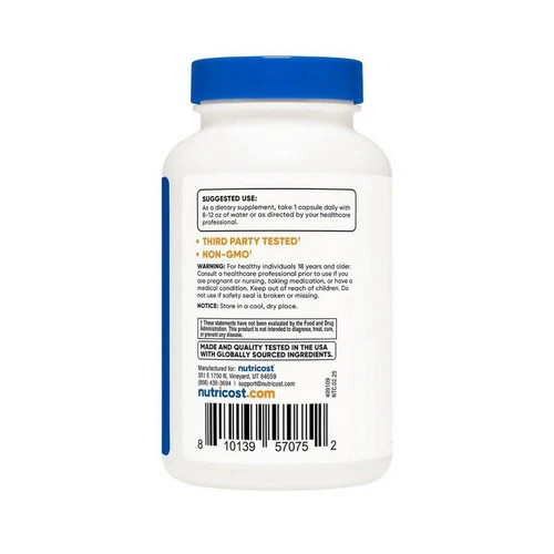 Digestive Enzyme Complex 120 Caps 335 Mg by Nutricost