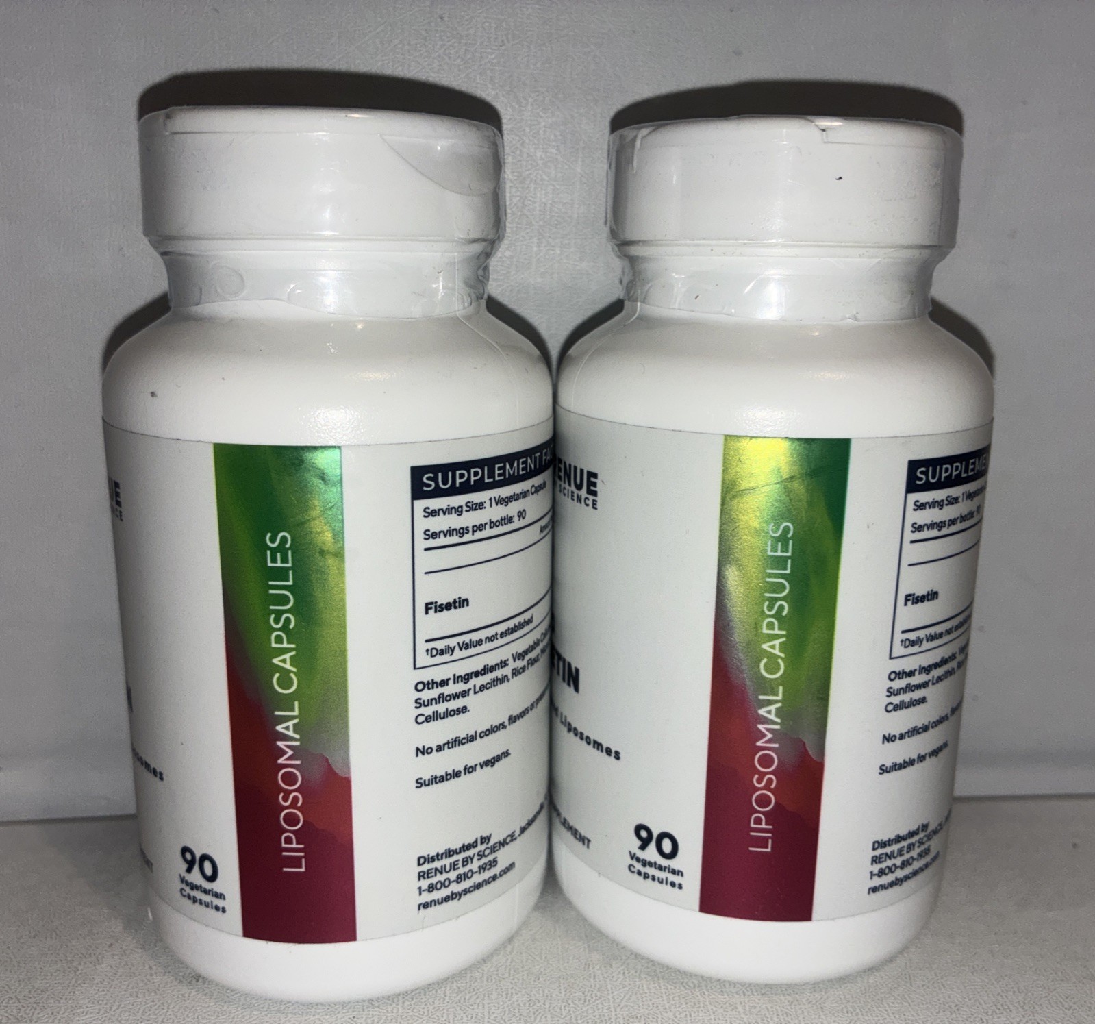 Lot Of 2-New Renue By Science Fisetin | 90 Caps/ Sealed