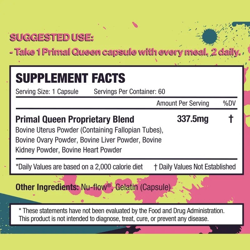 Primal Queen Beef Organ Superfood – 30 DayRefill
