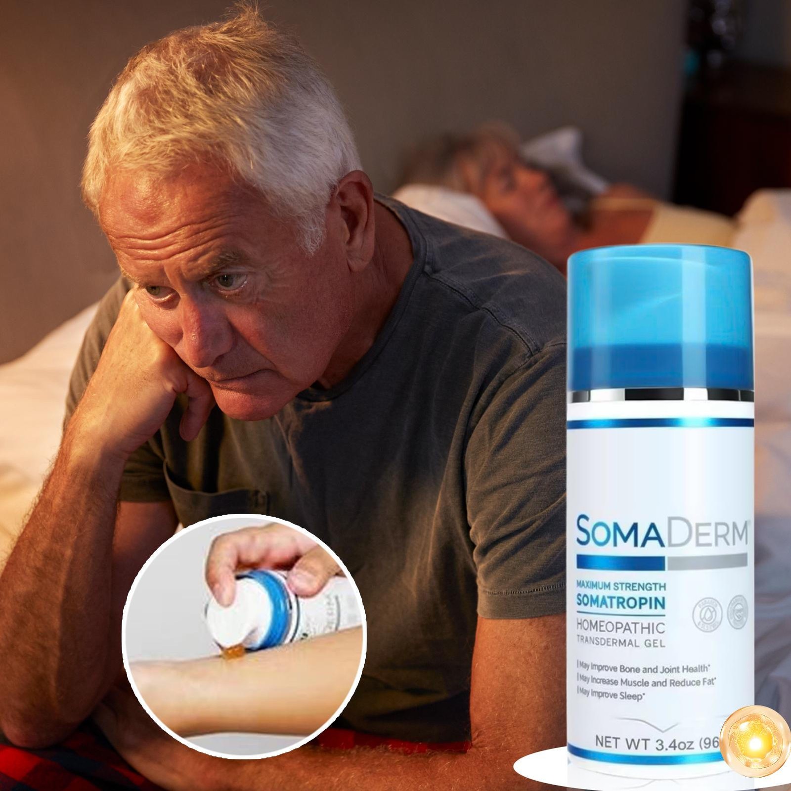 Soma Gel Cream 3.4 Ounce Sleep Cream 96g Nighttime Body Cream fresh Unopened Bra