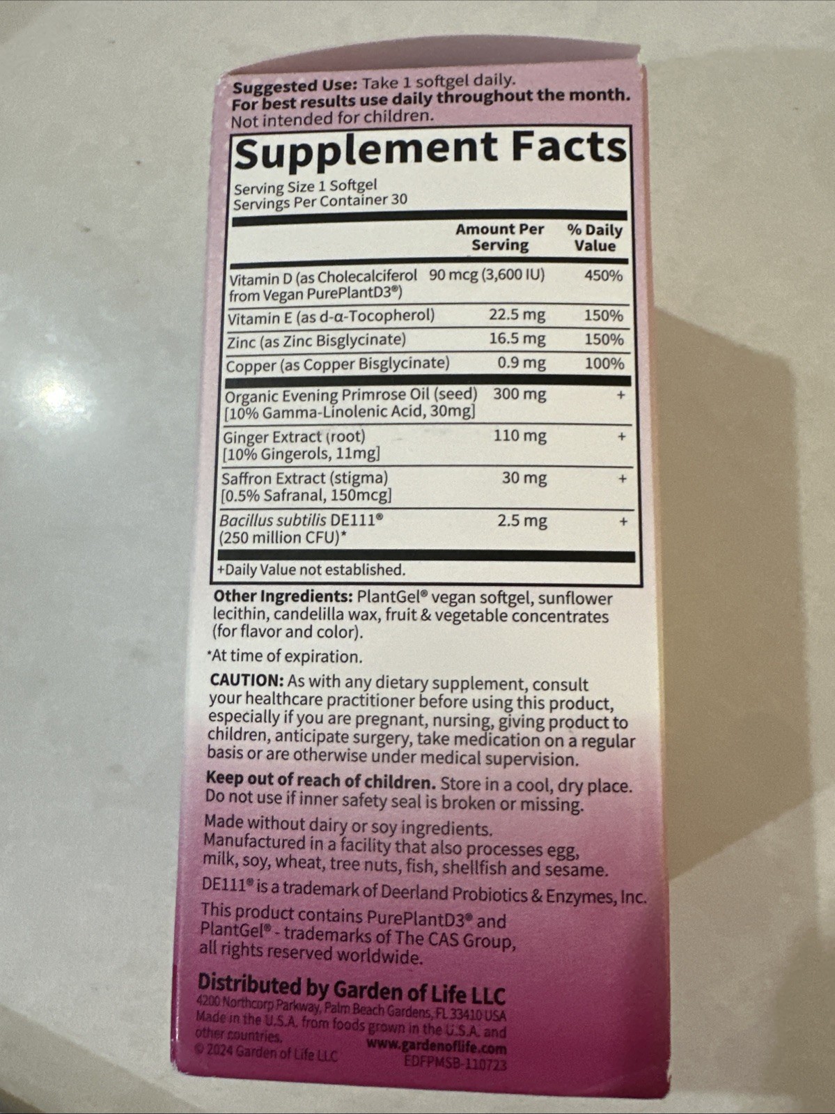 NEW Garden of Life PMS Support Softgels 2-Pack Exp 01/2026