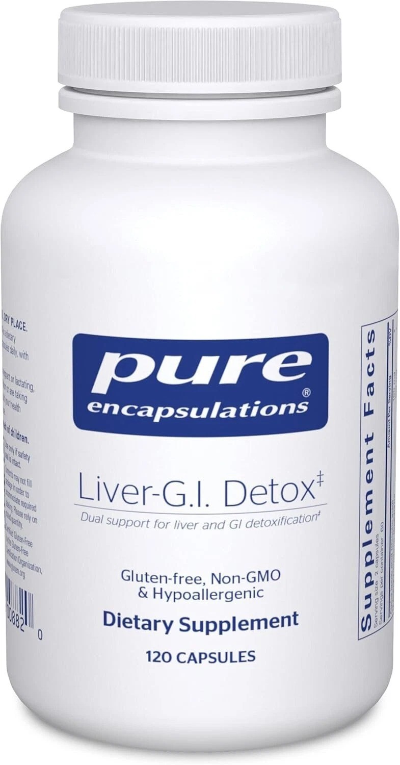 Pure Encapsulations Liver-G.I. Detox – 120 Caps – EXP 2028+