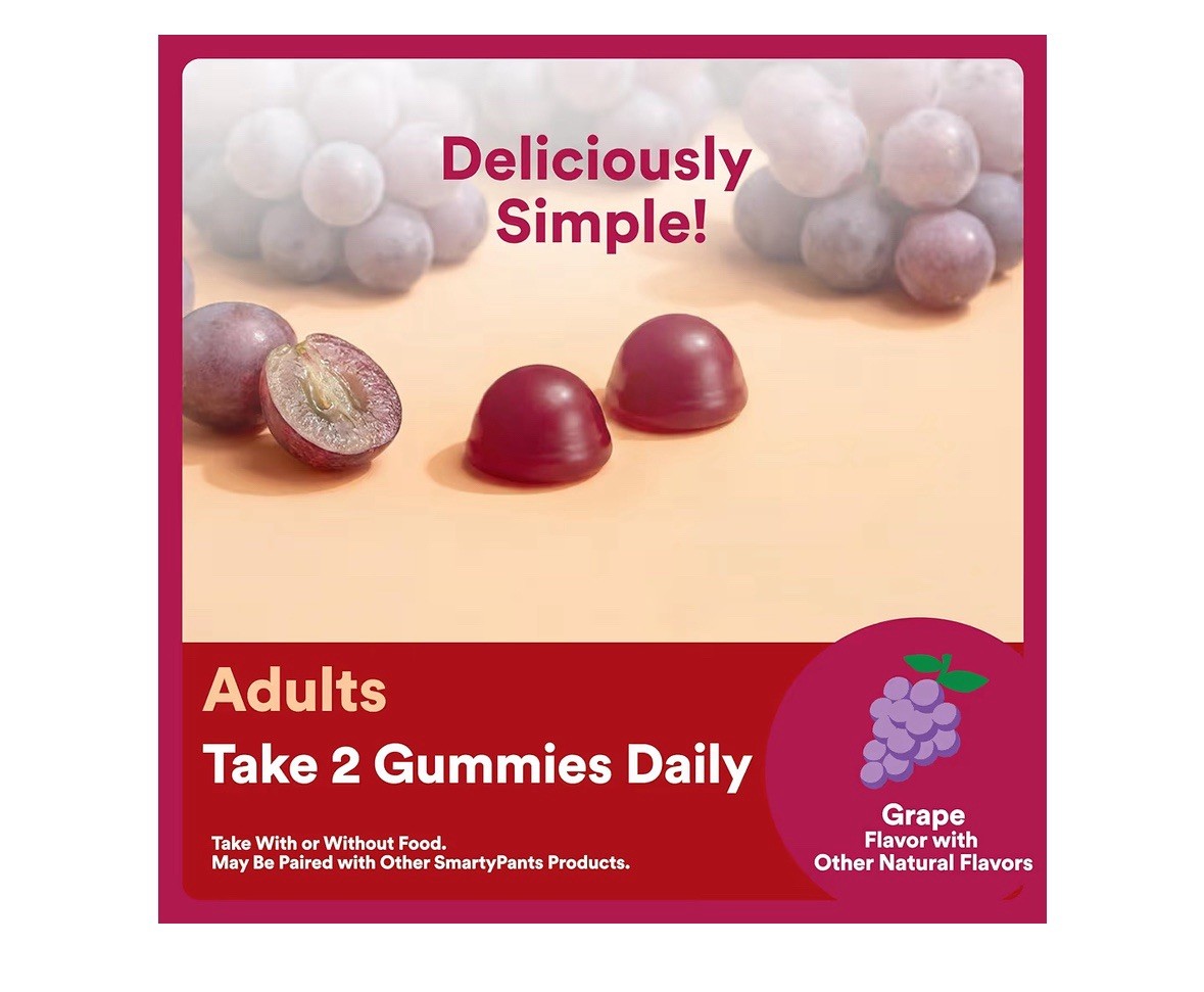 Delicious Grape Probiotic & Prebiotic Gummies – 6 Billion CFU Digestive Health!