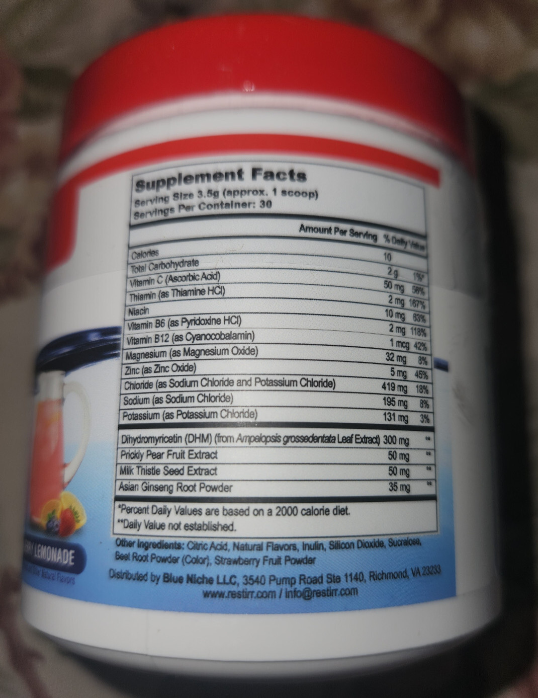 After Alcohol Aid ~ Restirr ~ Restore Vital Nutrients