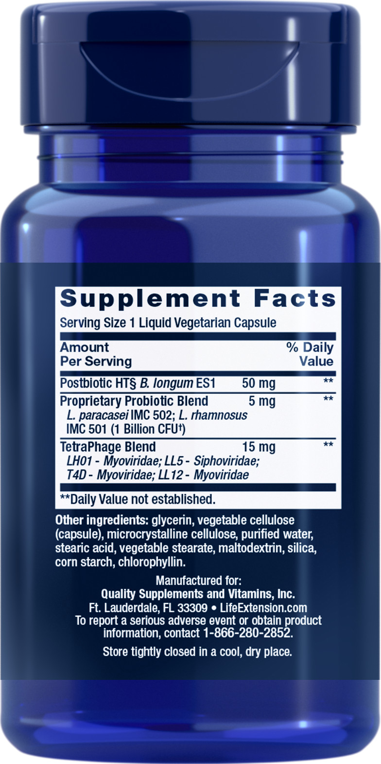Life Extension FLORASSIST® GI W/Phase Technology 30 VegCaps (EXP 06/2026)