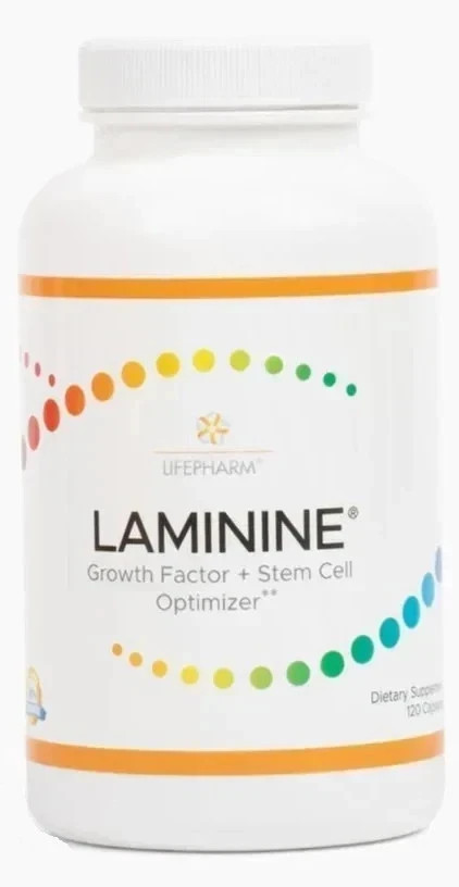 LifePharm Laminine 120 Capsules Each Daily Cellular Health Supplement | 2 Pack