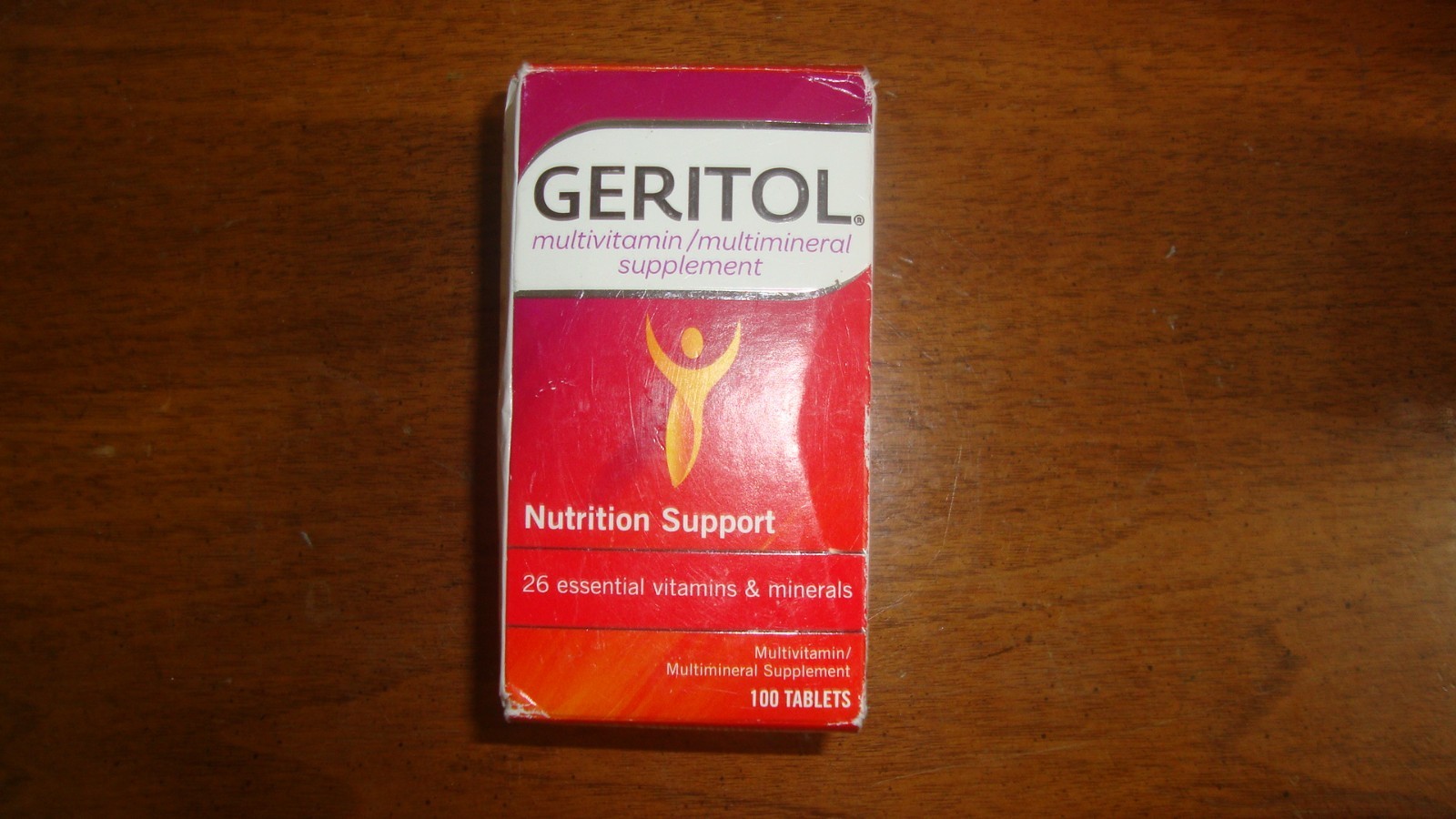 Geritol Vitamins Multivitamin & Mineral Supplement 100 Tablets EXP 07/2027
