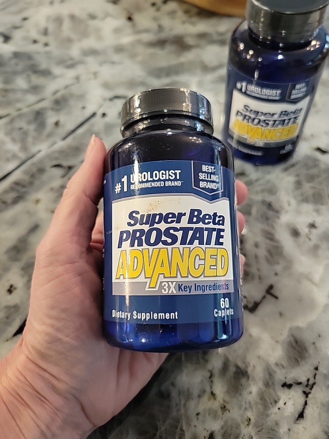 (2X) – 60ct Super Beta Prostate ADVANCED Exp 01/2026 120 caplets total SEALED