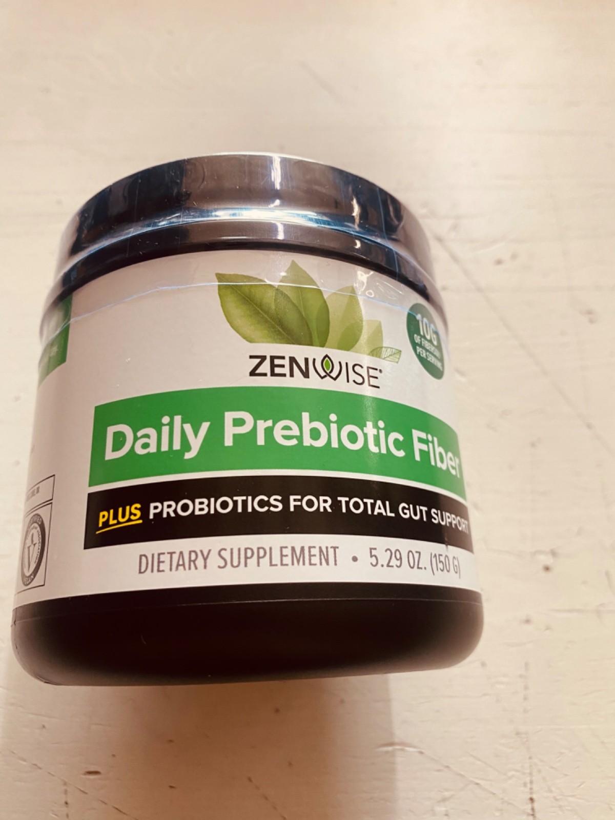 Zenwise Daily Prebiotic Fiber (10g per Serving) Gut Health 5.29oz EXP 08/2027