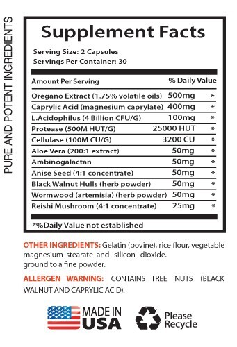 Optimize Digestive Health with CANDIDA AWAY COMPLEX – 1B 60 caps