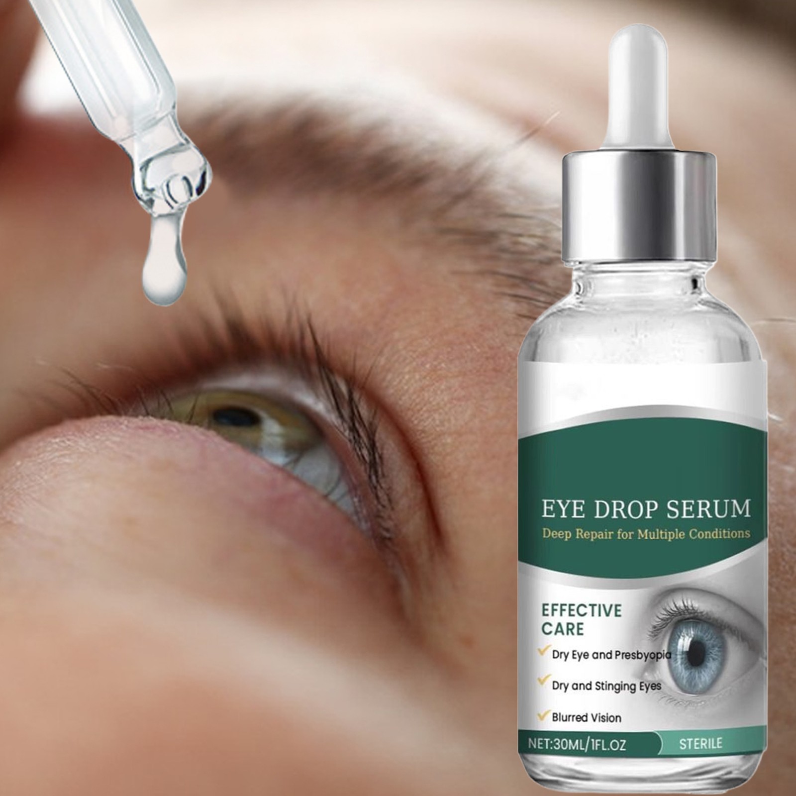 Eye Health Drops Nano Eye Drop Serum Dry Eyes Moisturizing Drops Relieve Fatigue