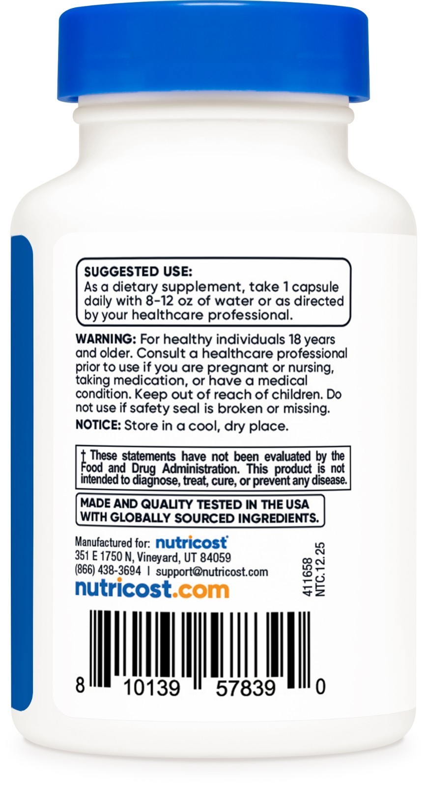 Nutricost Suntheanine (150mg) 60 Capsules – L-Theanine, Vegan, GMO-Free