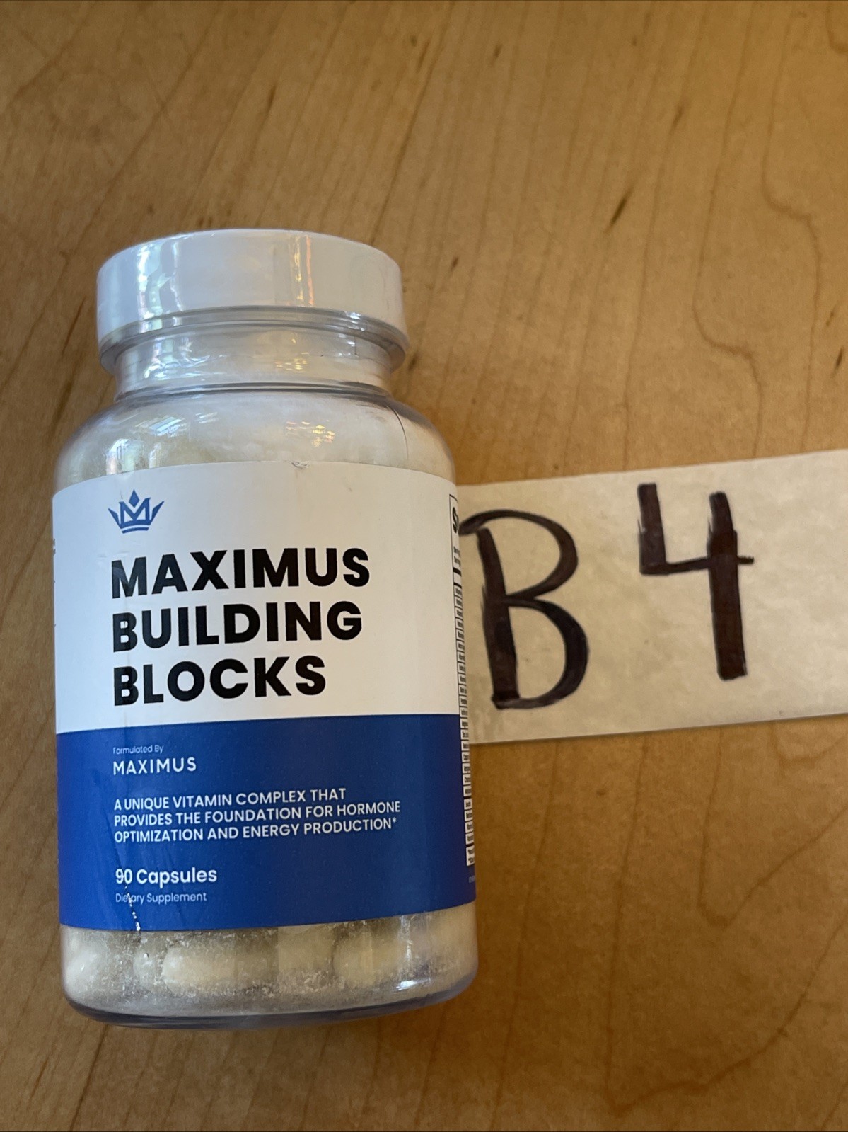 Maximus Building Blocks 90Caps Multivitamin New & Sealed MFG: 06/2025