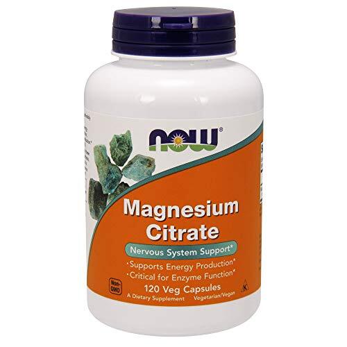 NOW FOODS Magnesium Citrate 120 Veg Capsules