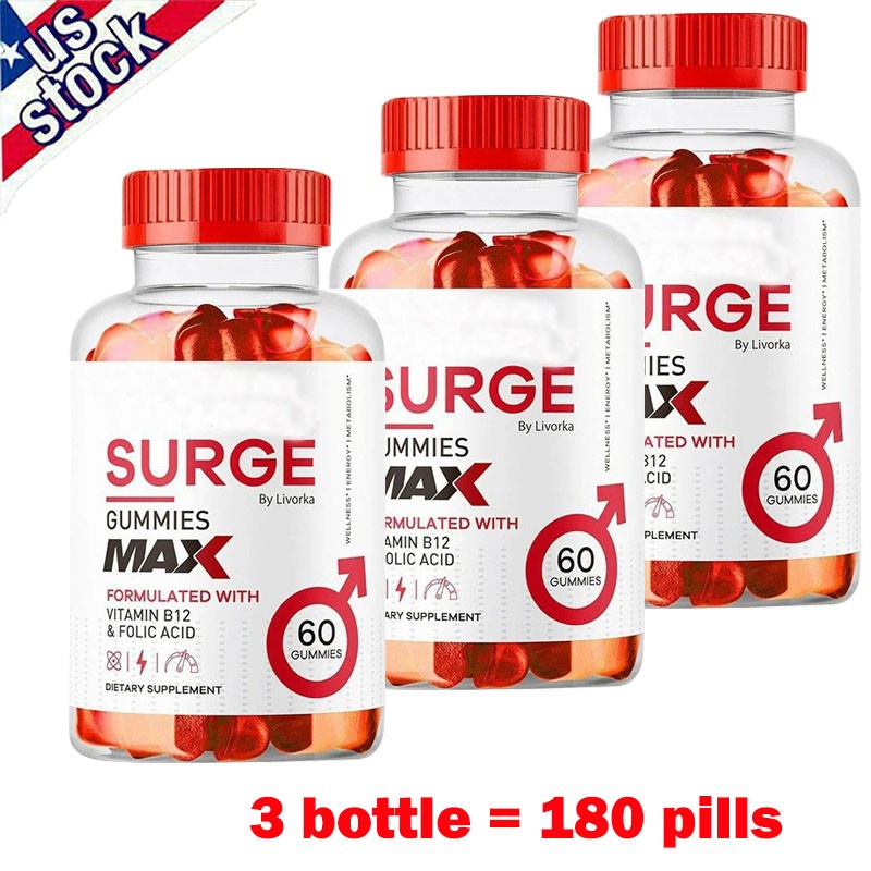 Vital Surge Male Gummies Maximum Strength Vital Surge Improved Formula 60-300PCS