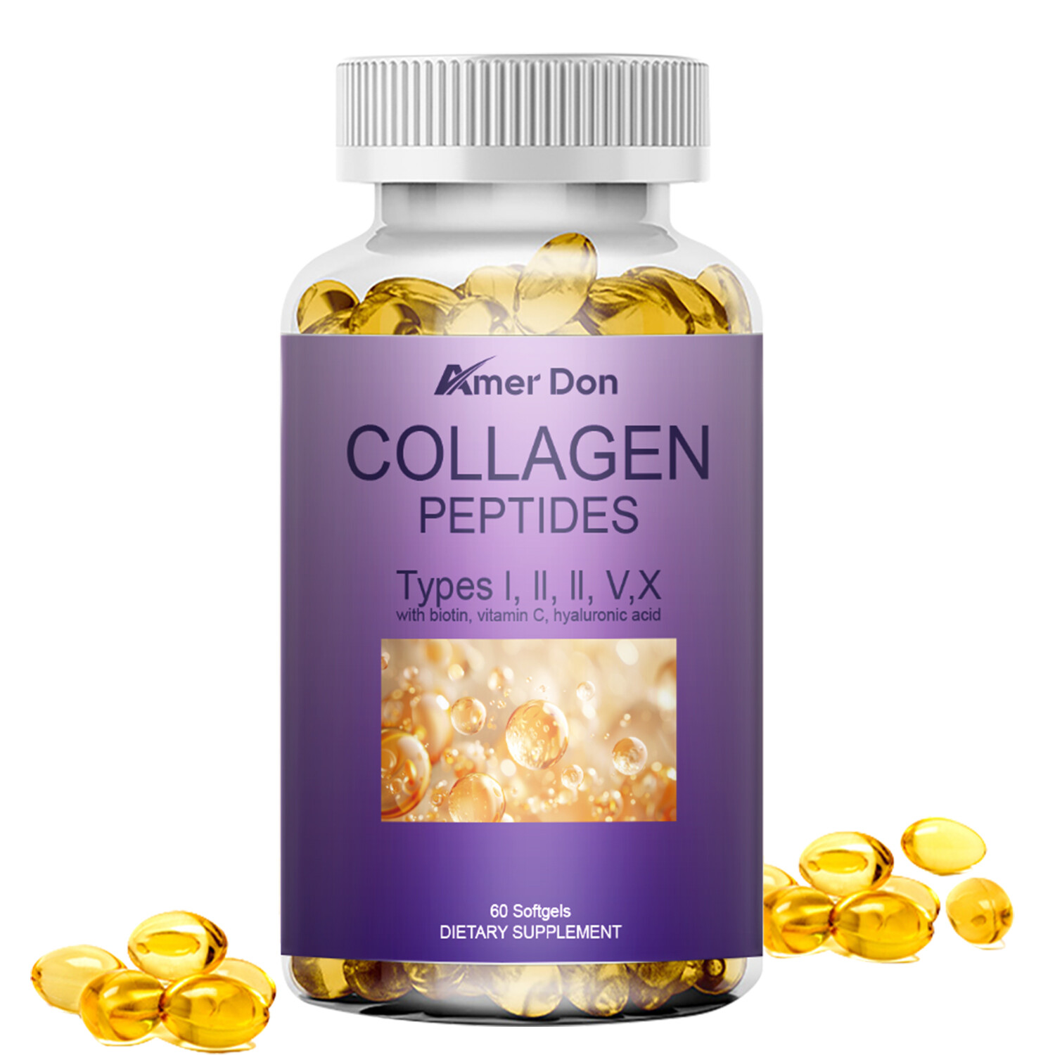 Wrinkle Remove Anti-aging Dietary Capsules Vitamins Collagen Pills Free Shipping