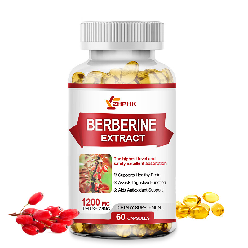 Berberine Capsules 1200mg High Potency Anti-inflammatory Blood Sugar Balance