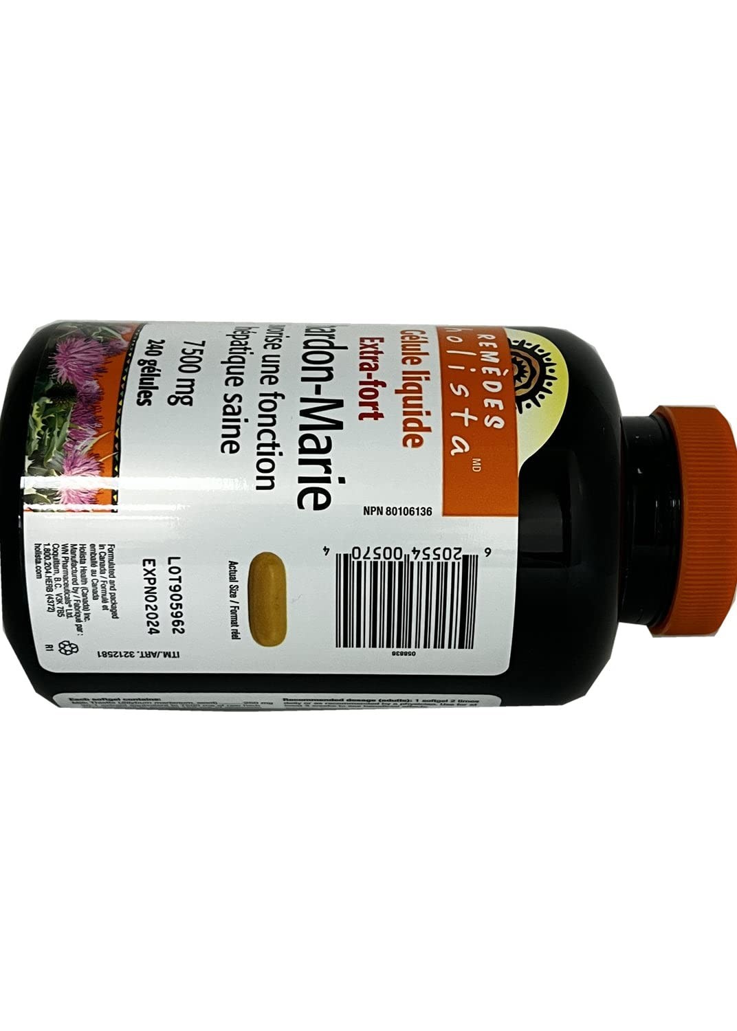 Extra Strength Milk Thistle 250mg – 240 Softgels, Liver Support & Detox Formula