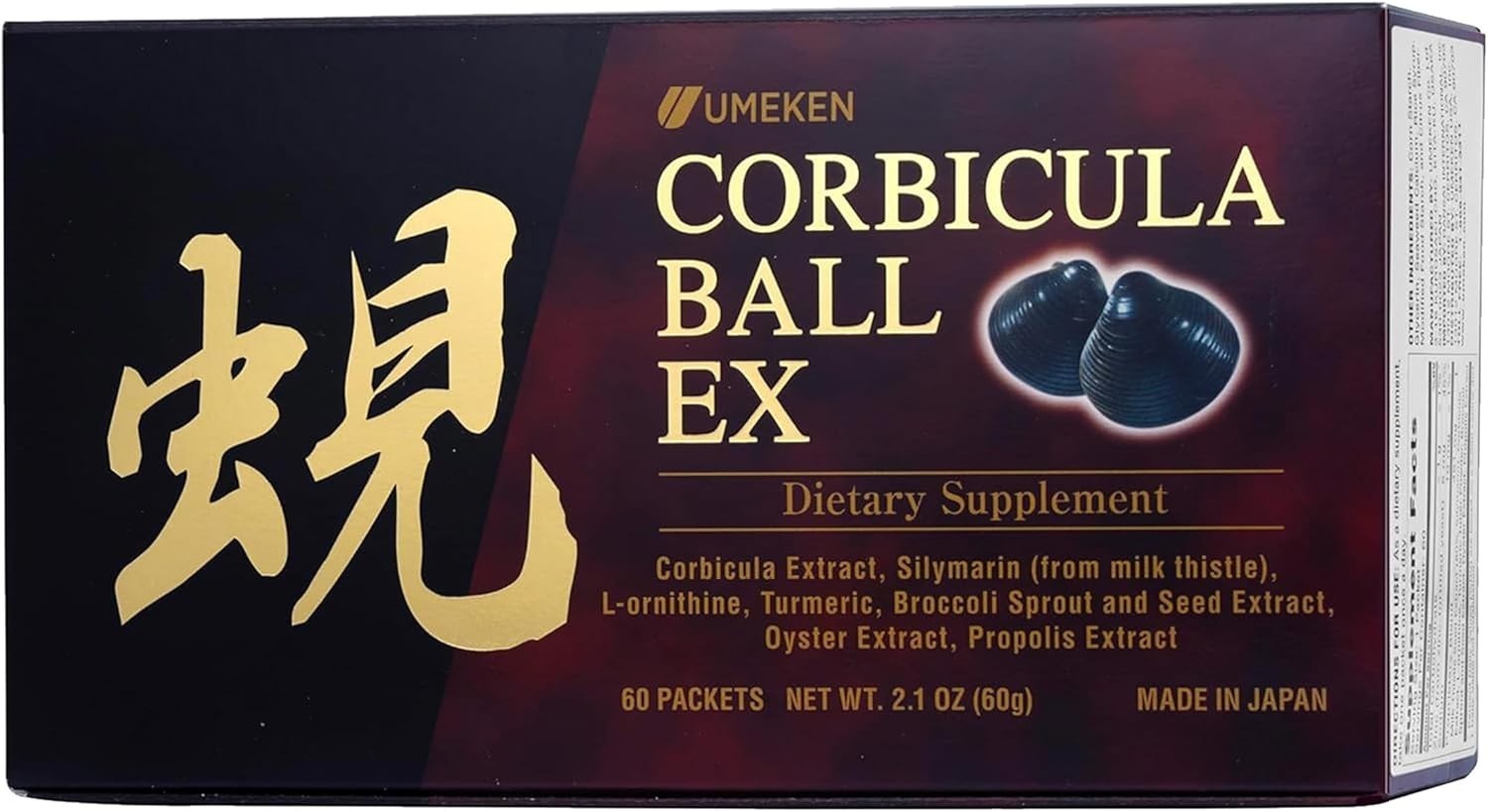 Japanese-Made Corbicula Liver Support with Propolis – 60 Daily Nutrient Packets
