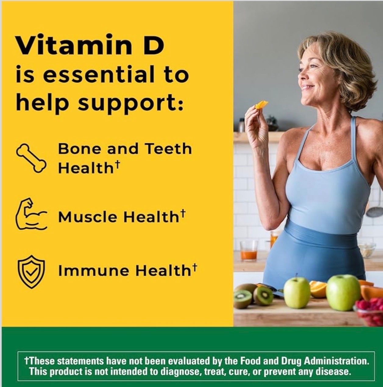 Nature Made D3 2000 IU 50mcg, Vitamin D Supplement 250 Softgels, EXP 02/2028