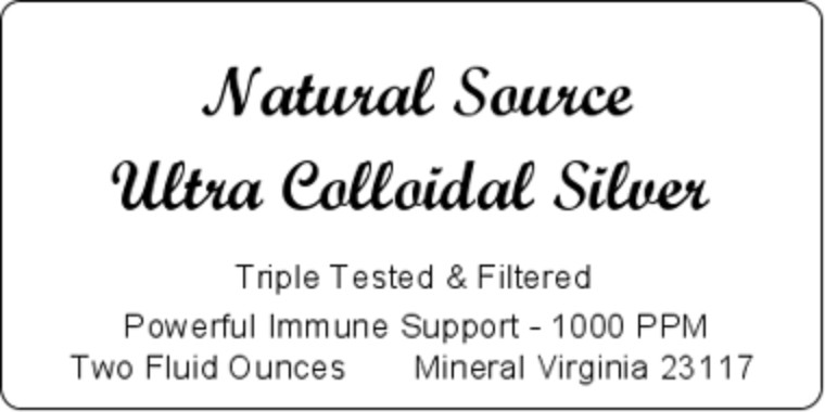 Ultra Colloidal Silver 1000 PPM – 2oz Spray Bottle