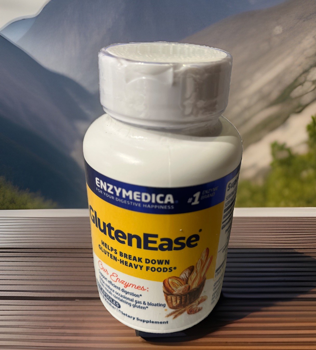 Enzymedica Vitamin Capsule – Break Down Gluten Heavy Foods. 60 Cals. Exp 05/2027