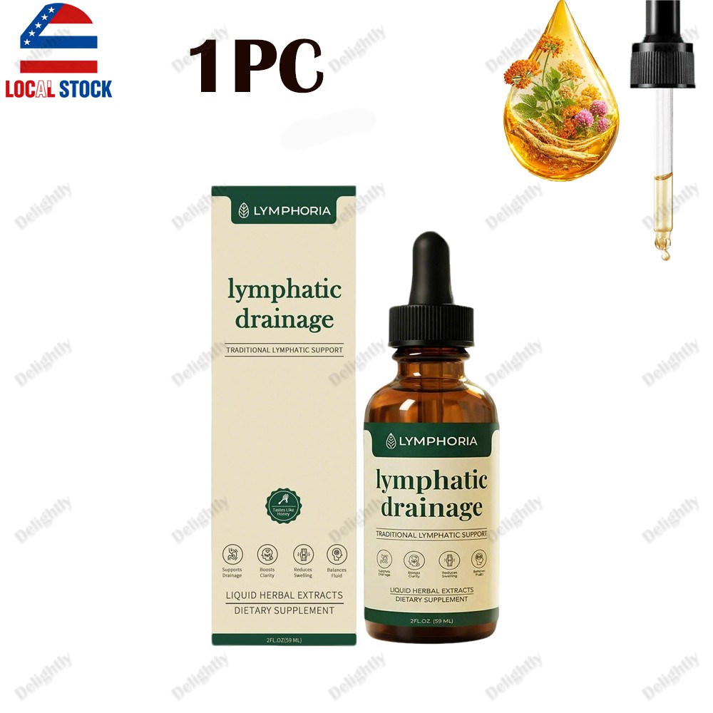 New Lymphoria – Lymphatic Drainage Bloat Relief – Detox, & Immune Support 59ml