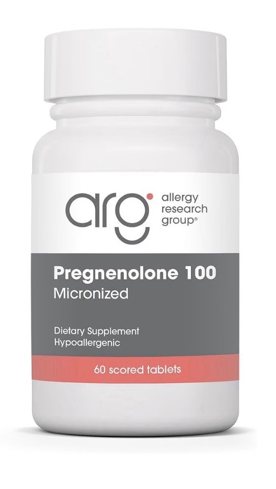 Allergy Research Group Pregnenolone 50 Micronized Hormone Precursor Support