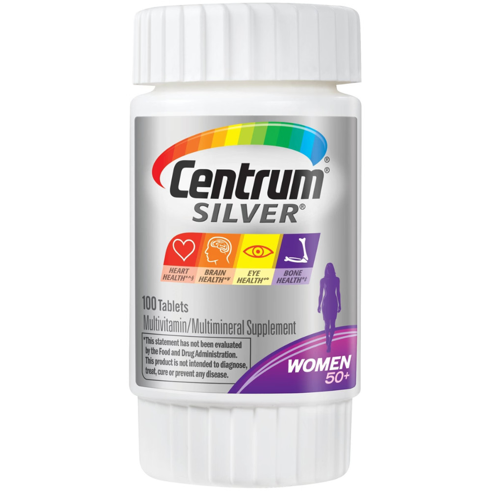 Centrum Silver Women 50+ Multivitamin / Multimineral Dietary Supplement Tablets
