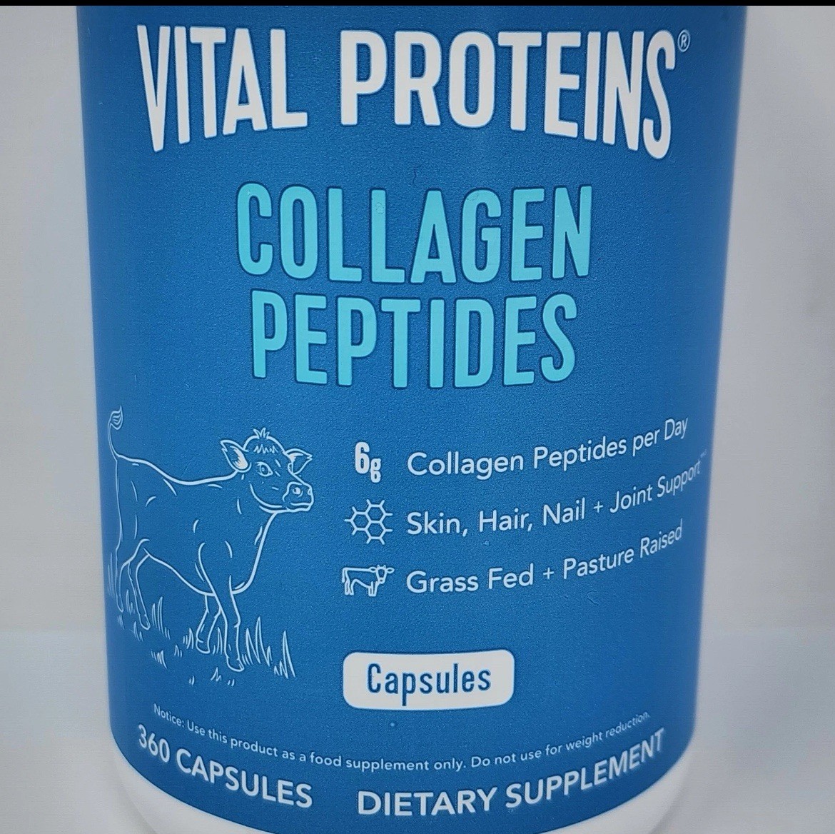 Vital Proteins Collagen Peptide – 360 Capsules SEALED/EXP 03/2027
