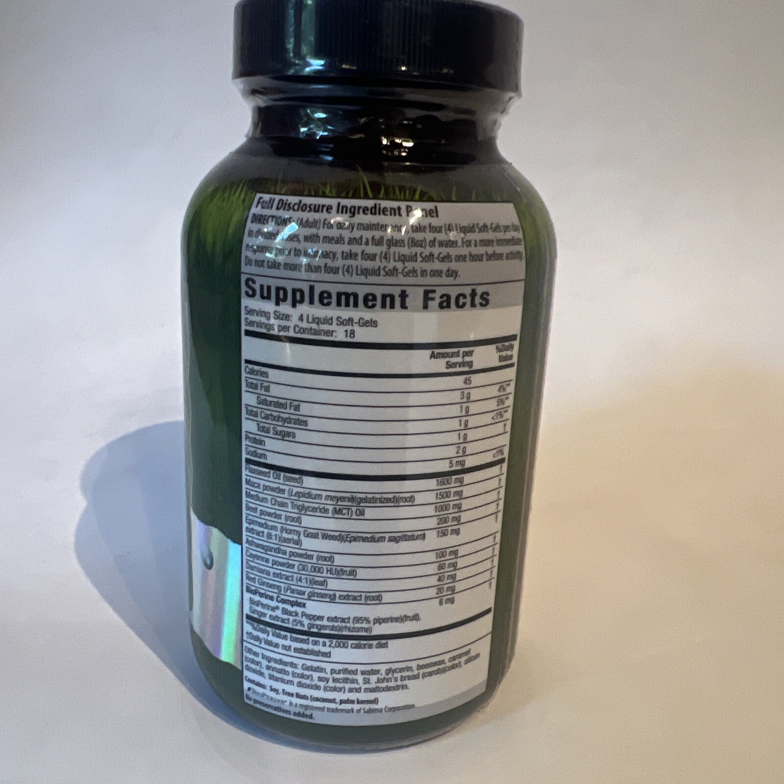 Irwin Naturals Concentrated Maca Root & Ashwagandha 75 Softgels Exp 06/2026