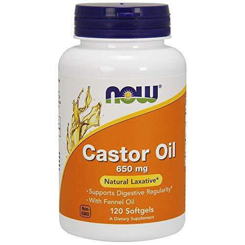 NOW FOODS Castor Oil 650 mg – 120 Softgels